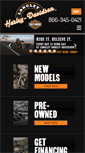 Mobile Screenshot of harley-davidsonpeterborough.com